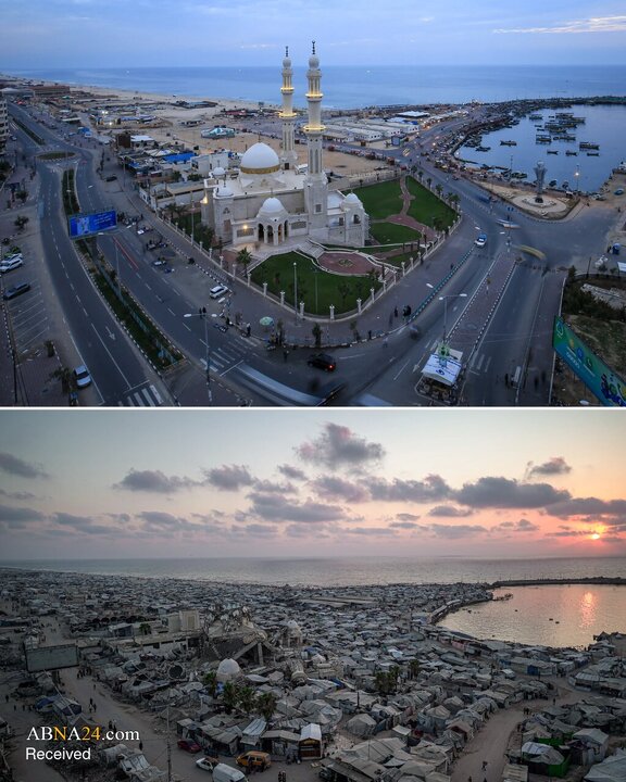 غزه پیش و پس از جنگ