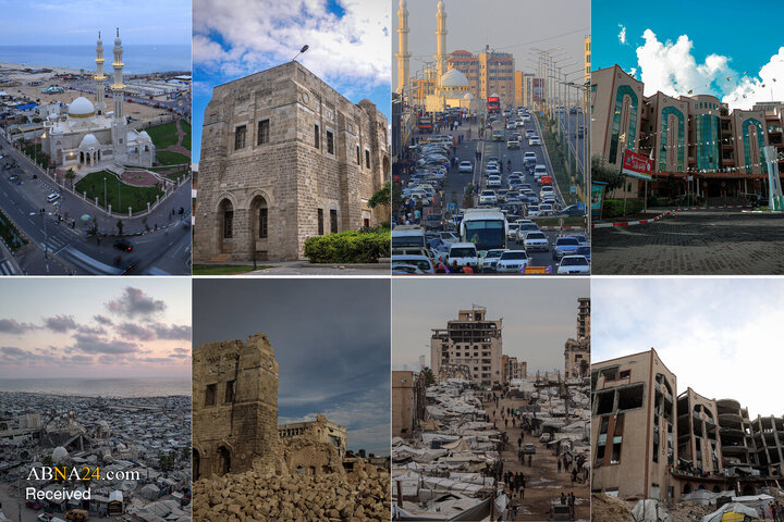 غزه پیش و پس از جنگ