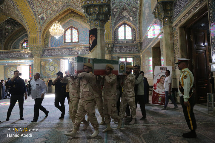 تشییع پیکر مطهر شهید مدافع امنیت «عباس آقایی» - قم