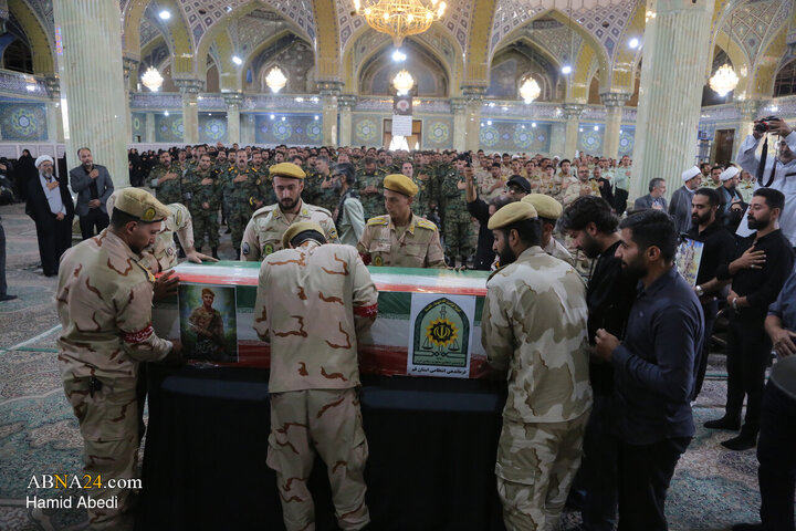 تشییع پیکر مطهر شهید مدافع امنیت «عباس آقایی» - قم