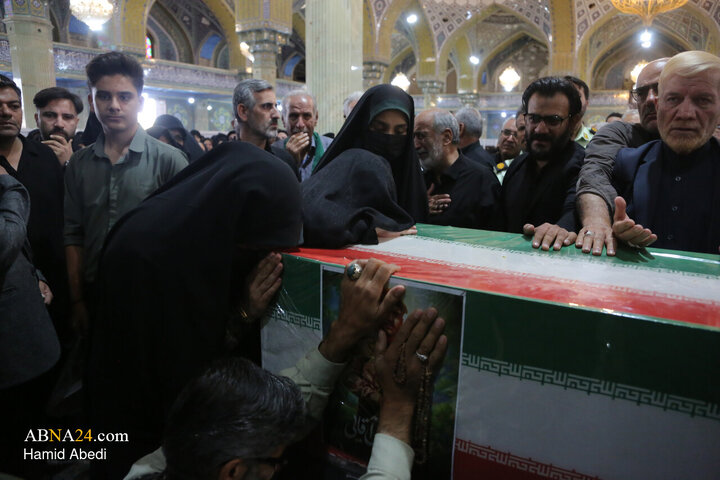 تشییع پیکر مطهر شهید مدافع امنیت «عباس آقایی» - قم