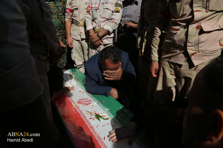 تشییع پیکر مطهر شهید مدافع امنیت «عباس آقایی» - قم