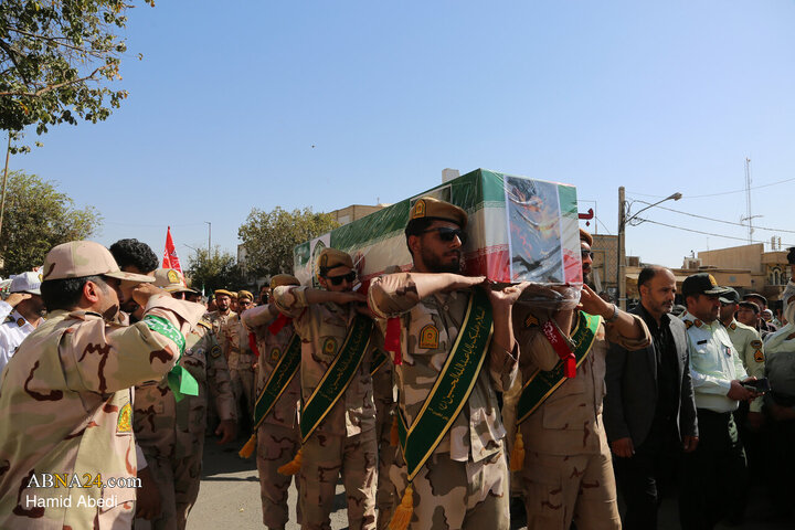 تشییع پیکر مطهر شهید مدافع امنیت «عباس آقایی» - قم