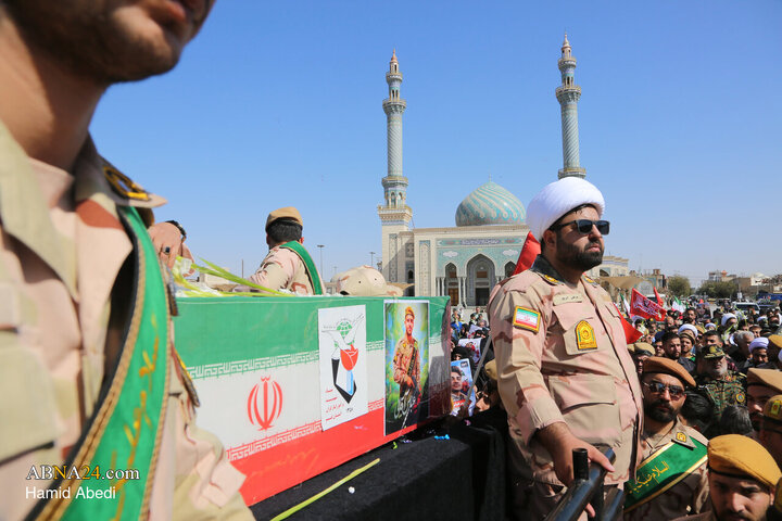 تشییع پیکر مطهر شهید مدافع امنیت «عباس آقایی» - قم