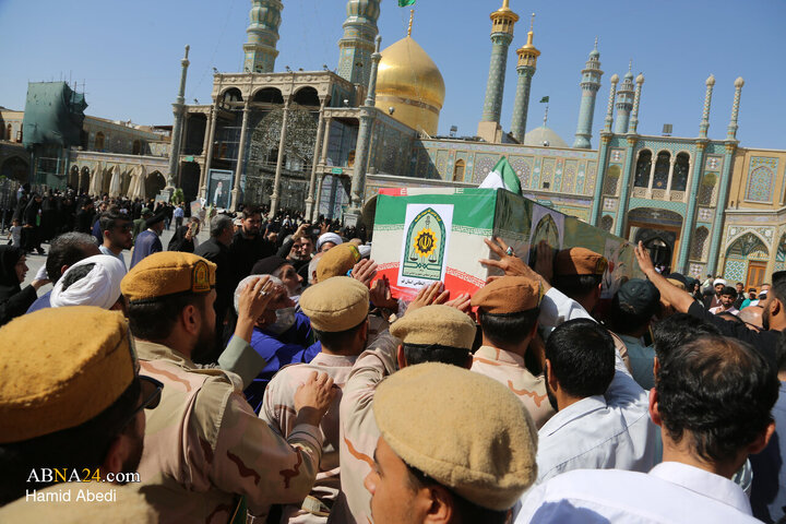 تشییع پیکر مطهر شهید مدافع امنیت «عباس آقایی» - قم