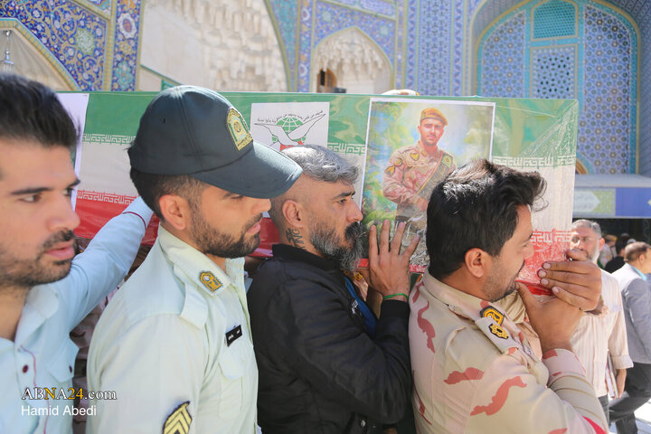تشییع پیکر مطهر شهید مدافع امنیت «عباس آقایی» - قم