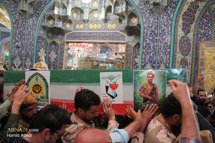 تشییع پیکر مطهر شهید مدافع امنیت «عباس آقایی» - قم