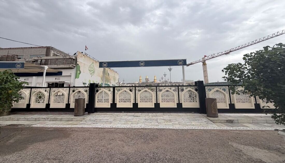 انجاز أعمال تأهيل وتطوير مدخل باب قبلة الإمام الحسين(ع) في كربلاء