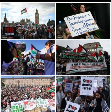 Mga protesta sa mga kabisera ng Europa