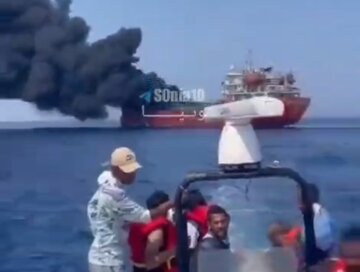 Video| Pagkawasak ng isang tanker ng langis