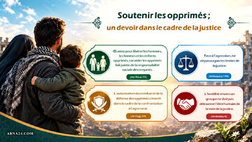 Infographie : Soutenir les opprimés, un devoir dans le cadre de la justice