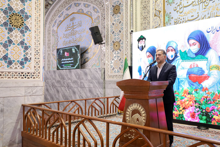 Photos: Presence of group of nurses at Razavi Holy Shrine