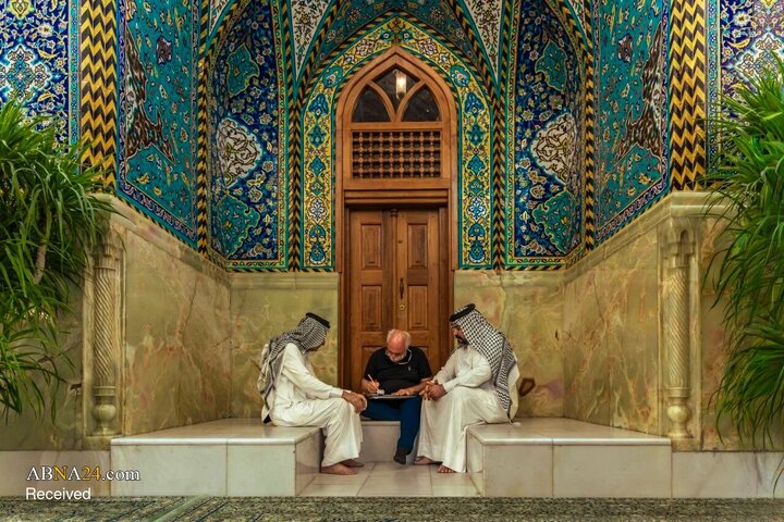 Photos: Calligraphy by Iranian artist at Hazrat Abbas Shrine