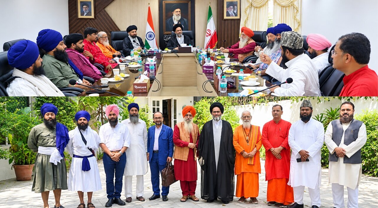 Al-Mustafa University Representative in India Meets Sikh and Hindu 