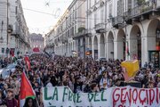 Photos: Thousands took to streets of Italyin support of Gaza