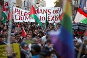 Photos: Massive protests in Europe against Israeli attacks on Gaza