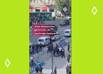 Видео \ 28 Мај әразисиндә ганунсуз Һиҹаб гадағасына етираз аксијасы