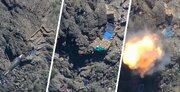 Footage shows drone strikes on Saudi-backed forces on several fronts