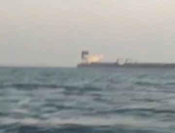 Video| Nasunog ang isang lumalabag na tanker