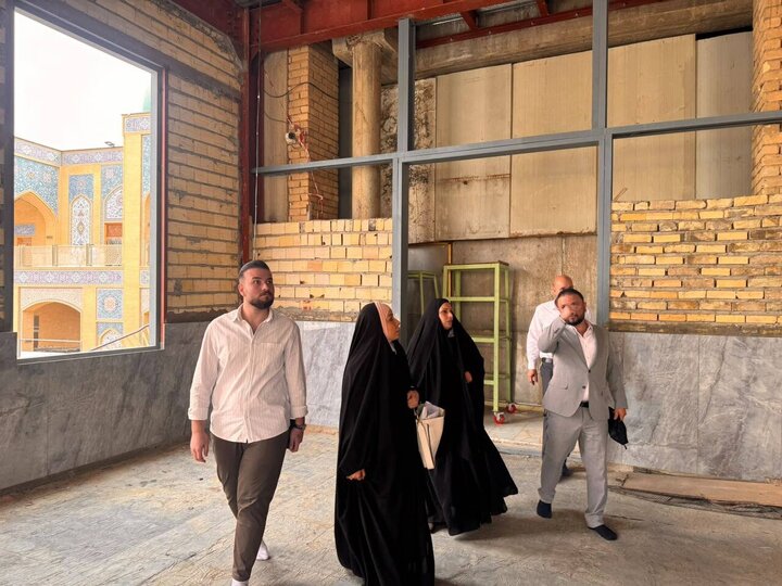 تقرير مصور/ العتبة العباسية تجري صيانة على شباك ومقام "صافي صفا اليماني" في النجف الأشرف