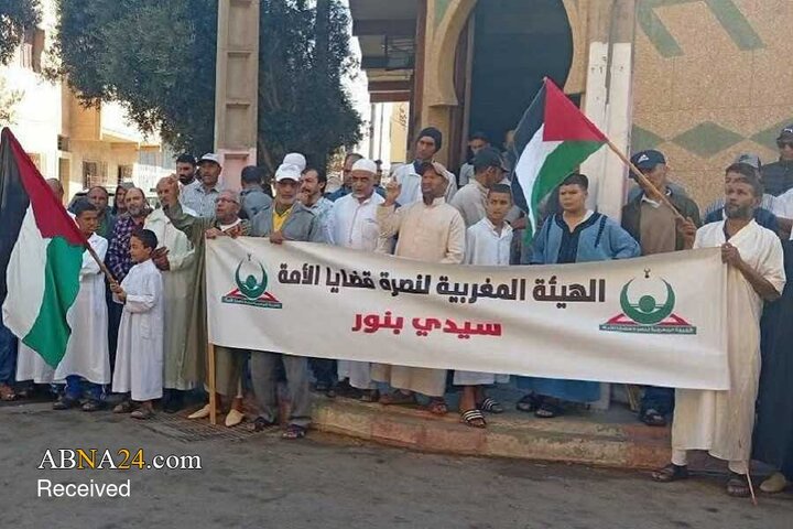تظاهرات گسترده در بیش از ۳۰ شهر مراکش علیه عادی‌سازی روابط با رژیم صهیونیستی