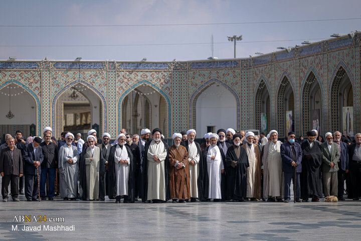 تشییع پیکر امام جمعه سابق بیرجند در حرم مطهر رضوی