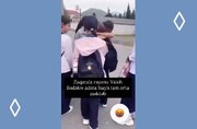 Видео \ Загатала 1 сајлы там орта мәктәбдә Һиҹаблы шаҝирдләр дәрсә буртахылмыр