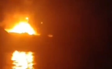 Video| Pagkawasak ng isang lumalabag na barko