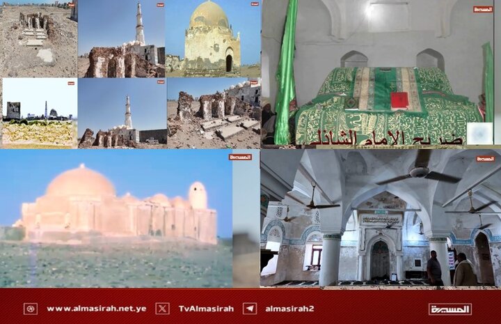 تخریب مساجد و آرامگاه‌های تاریخی المخا توسط تکفیری‌ها