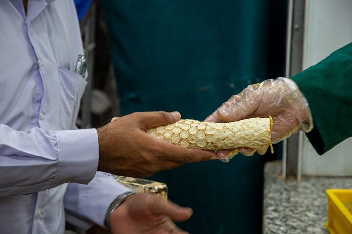 پذیرایی از زائران کریمه اهل بیت در شب میلاد عقیله بنی هاشم