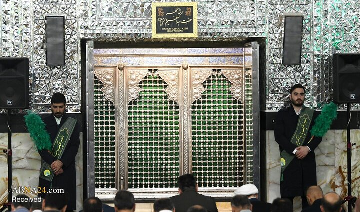 گزارش تصویری/ غبارروبی مضجع حضرت عبدالعظیم(ع)