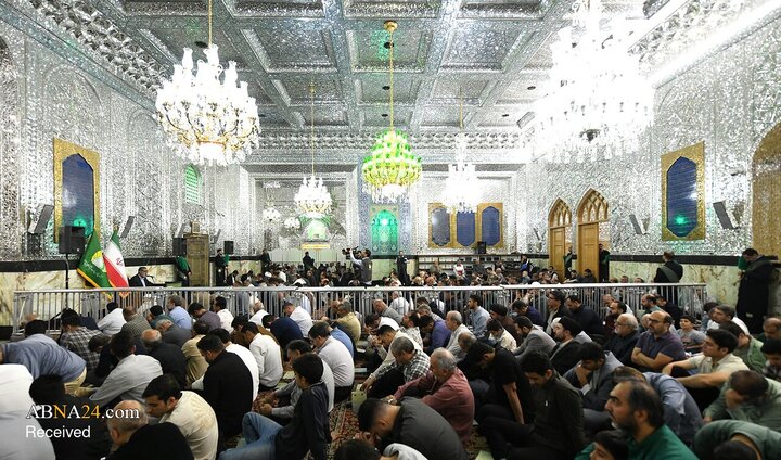 گزارش تصویری/ غبارروبی مضجع حضرت عبدالعظیم(ع)