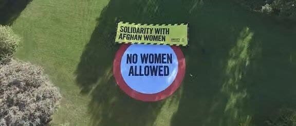 Protesta ng Amnesty International sa Belgium