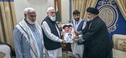 Photos: Pakistan’s ISO chief meets Allama Syed Jawad Naqvi discuss joint stance against Saudi attacks on Yemen