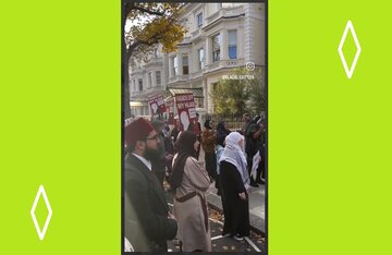 Video \ Londondan sionist Əliyevlər sülalə rejiminin Hicab qadağasına etiraz