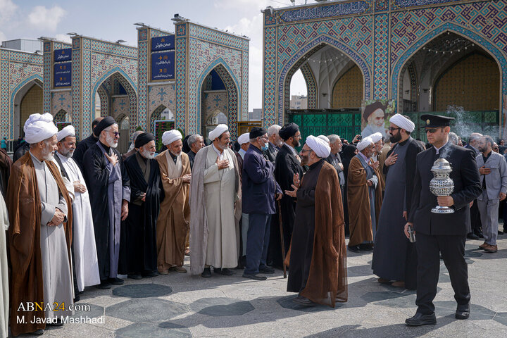 Photos: Funeral procession of the former Friday prayer leader of Birjand held at Razavi Holy Shrine