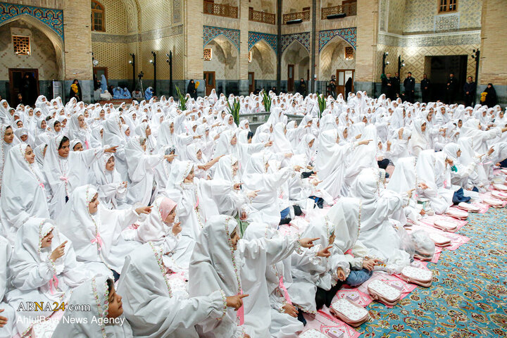 جشن تکلیف ۴۸۰ دختر در حرم مطهر رضوی