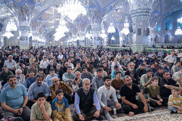 Photos: Hazrat Zainab birth anniversary celebrated at Imam Reza holy shrine