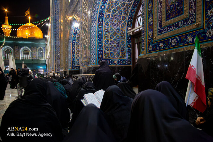 Foto / Hz. Zeynep’in (s.a.) Doğum Gecesinde İmam Rıza’nın (a.s) Kutsal Türbesindeki Atmosfer
