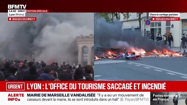Bentrokan dan Masuknya Demonstran ke Balai Kota Marseille; Kekerasan dalam Aksi Protes di Prancis Terus Berlanjut