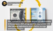 Piso, sumadsad sa P63 kada dolyar—pinakamababa sa kasaysayan; BSP, pinag-aaralan ang ‘jumbo’ rate hike habang nagbabanta