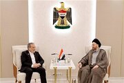 استقبل عمار الحكيم وزير الخارجية الإيراني في بغداد