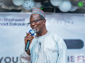 Foto / Nijerya İslami Hareketi lideri Şeyh İbrahim Zakzaki, 17 Ekim 2026’da Abuja’da düzenlenen “Gençlik ve İslami Mücadelenin Geleceği” başlıklı Ulus