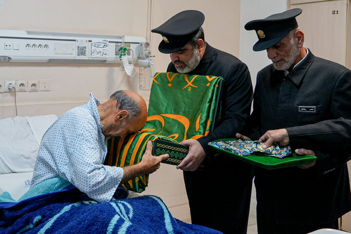 Photos: Presence of servants of Razavi Holy Shrine at Imam Reza Hospital