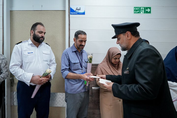 Photos: Presence of servants of Razavi Holy Shrine at Imam Reza Hospital