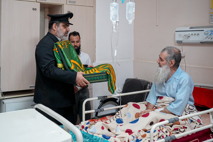 Photos: Presence of servants of Razavi Holy Shrine at Imam Reza Hospital