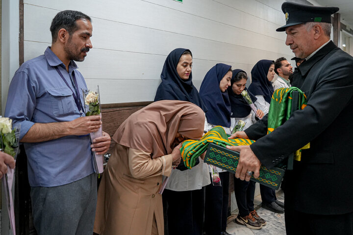 Photos: Presence of servants of Razavi Holy Shrine at Imam Reza Hospital