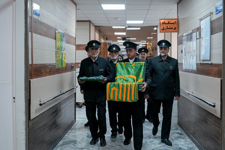 Photos: Presence of servants of Razavi Holy Shrine at Imam Reza Hospital