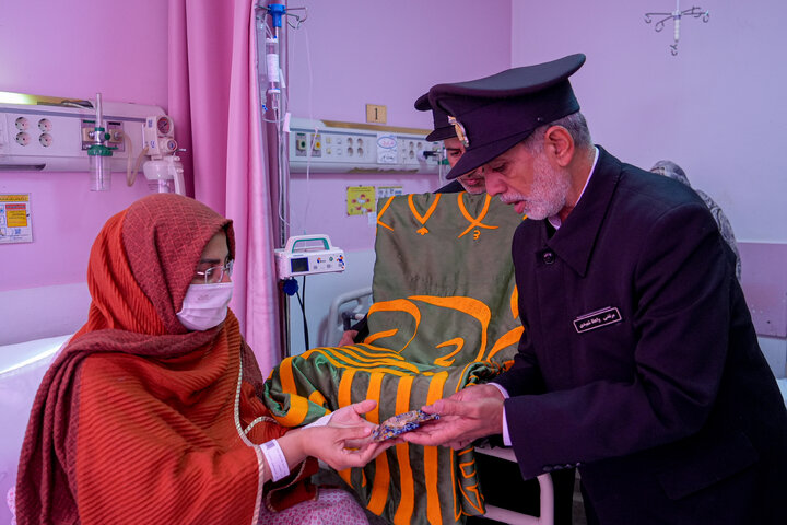 Photos: Presence of servants of Razavi Holy Shrine at Imam Reza Hospital