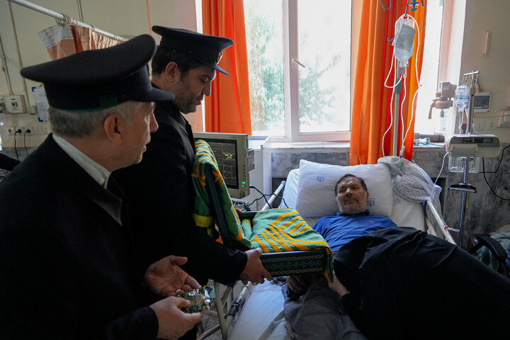 Photos: Presence of servants of Razavi Holy Shrine at Imam Reza Hospital